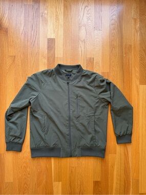 Banana Republic Olive Green Bomber Jacket L